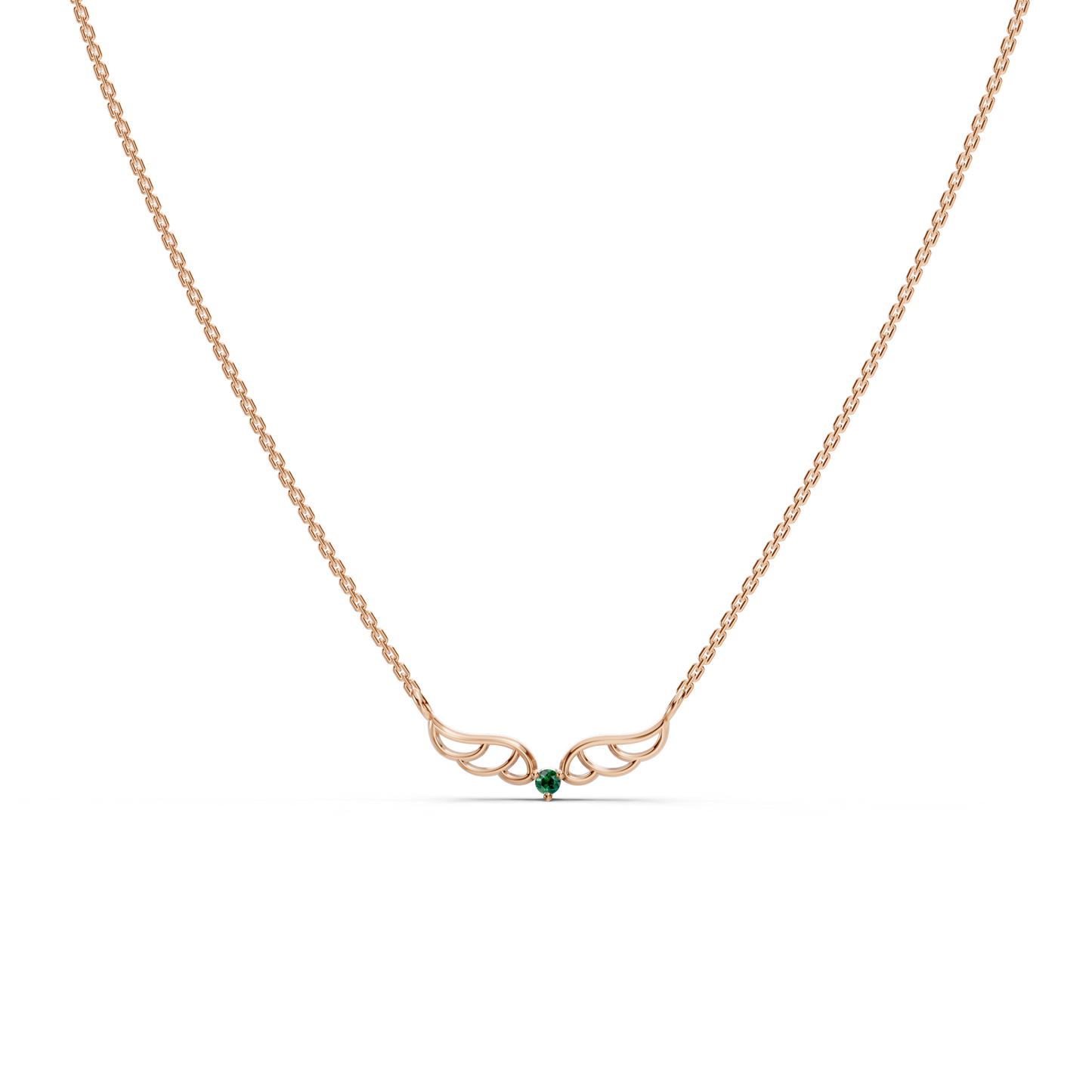 Emerald Wings Necklace