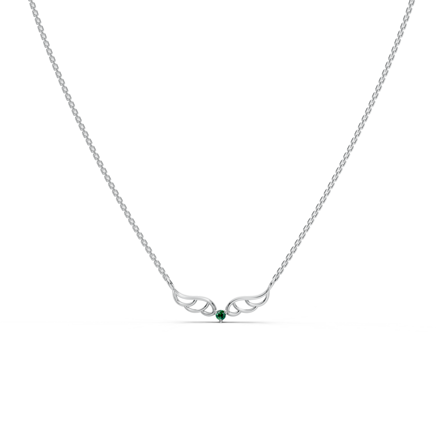 Emerald Wings Necklace