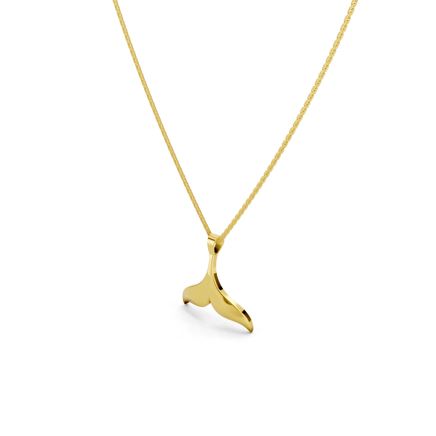 Dolphin Tail Necklace