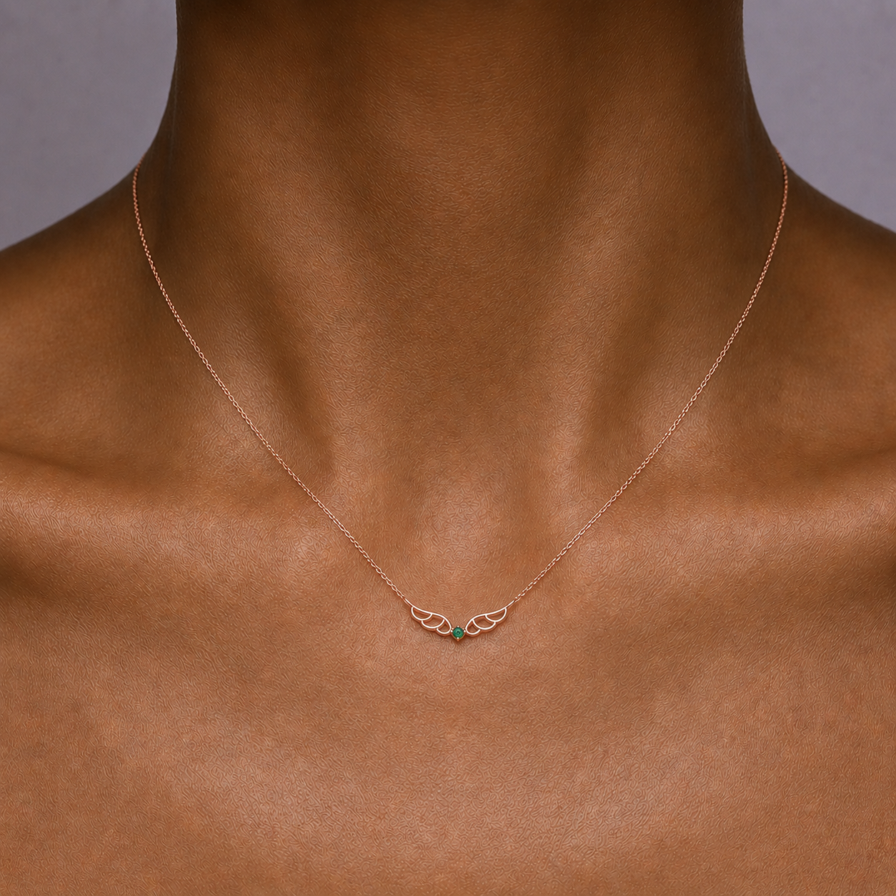Emerald Wings Necklace
