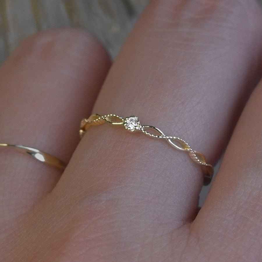 Solitaire Eternity Ring