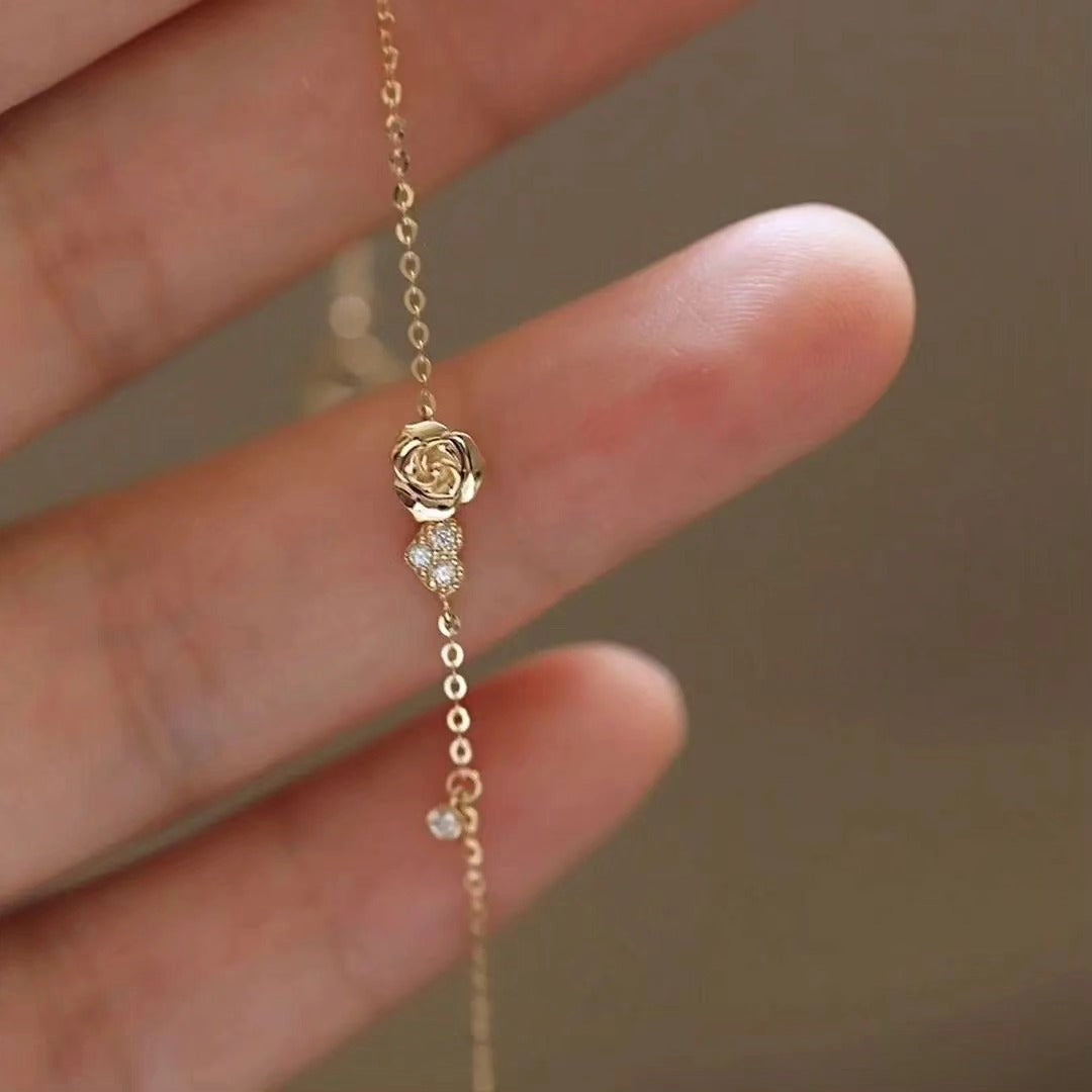Rose Heart Bracelet