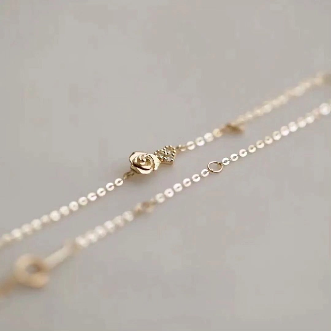 Rose Heart Bracelet