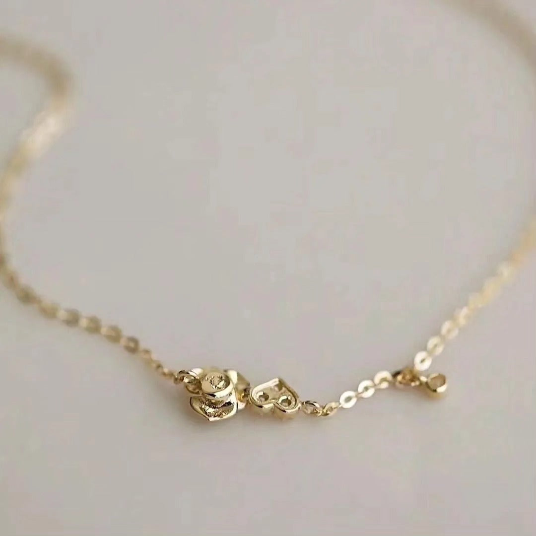 Rose Heart Bracelet