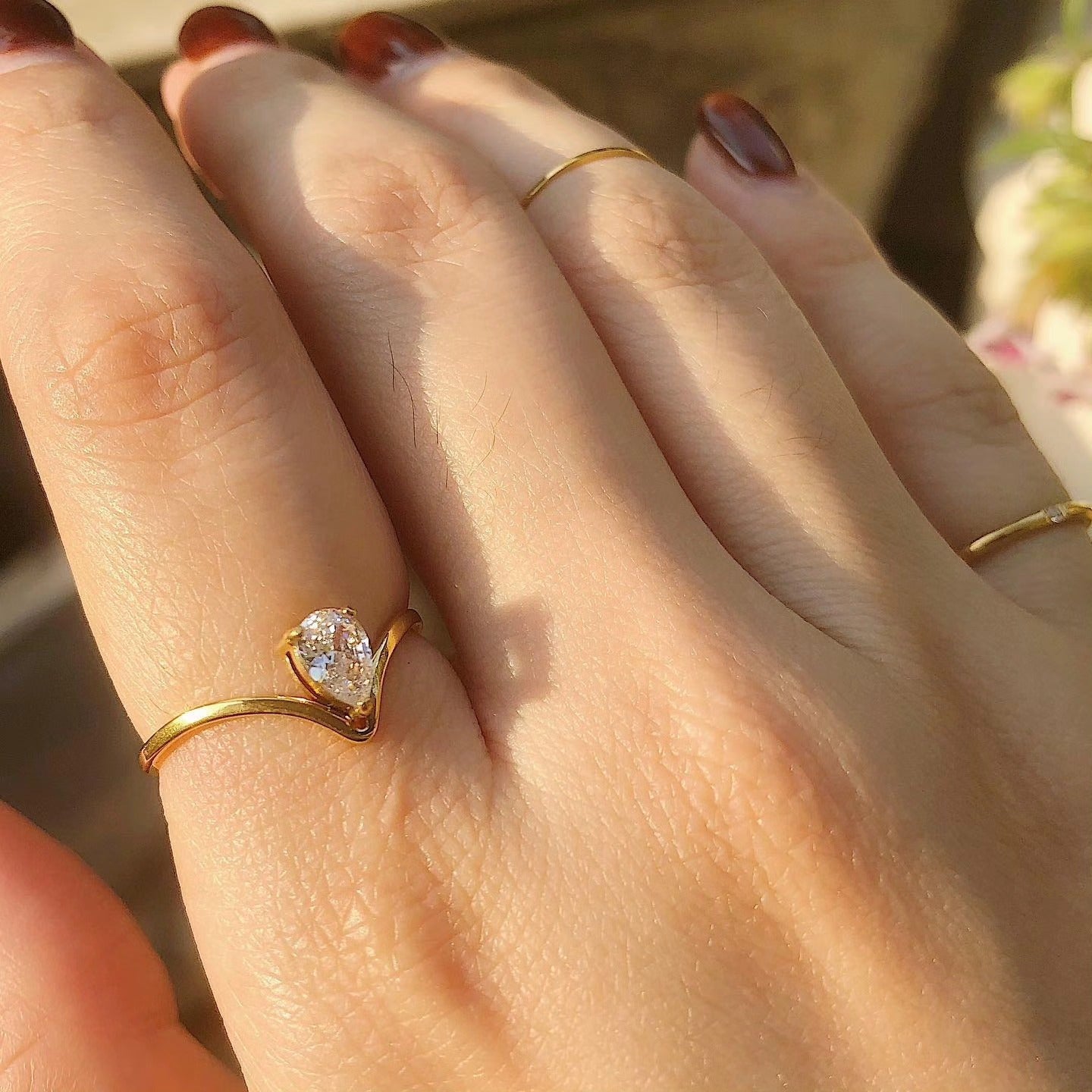 Pære V-ring