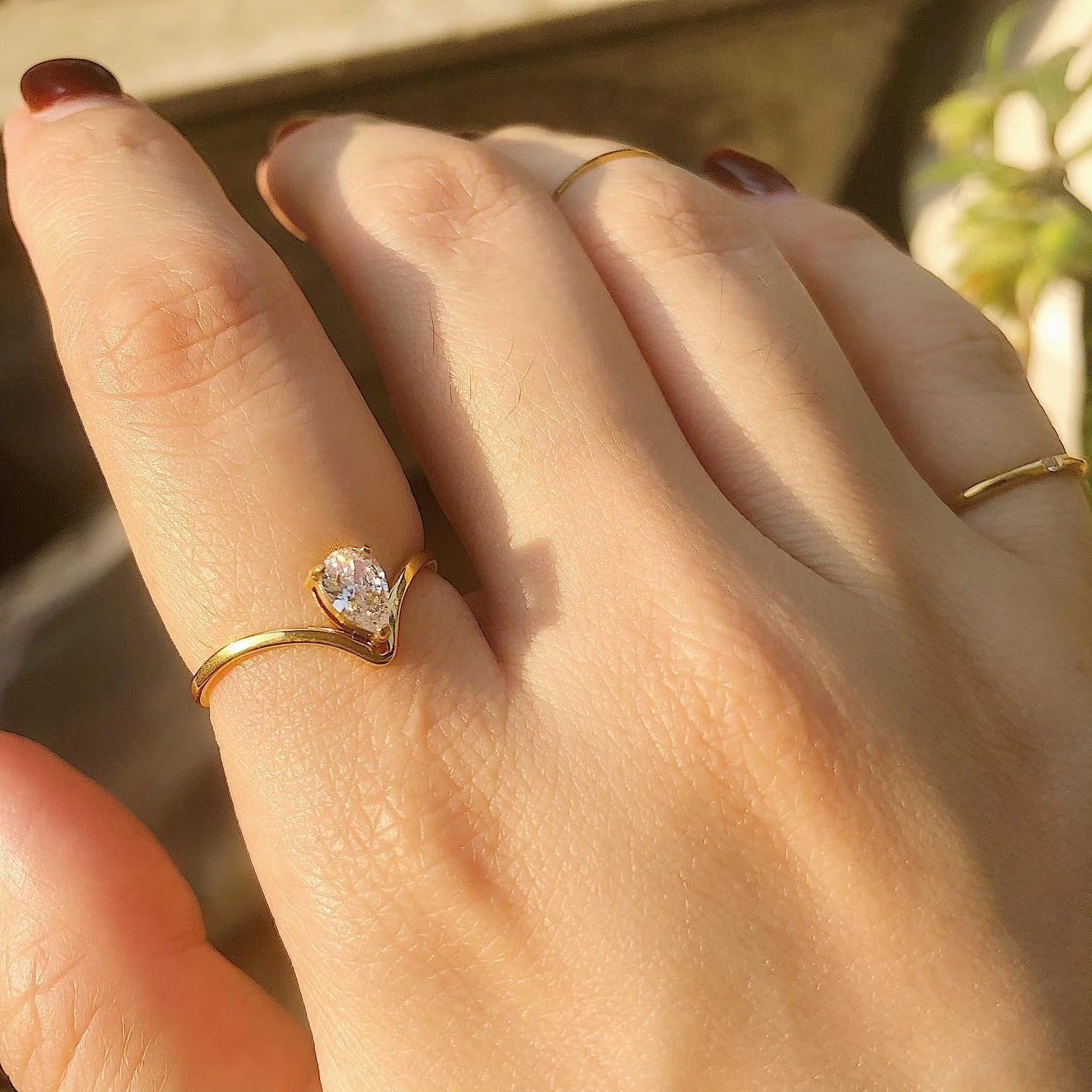 Pære V-ring
