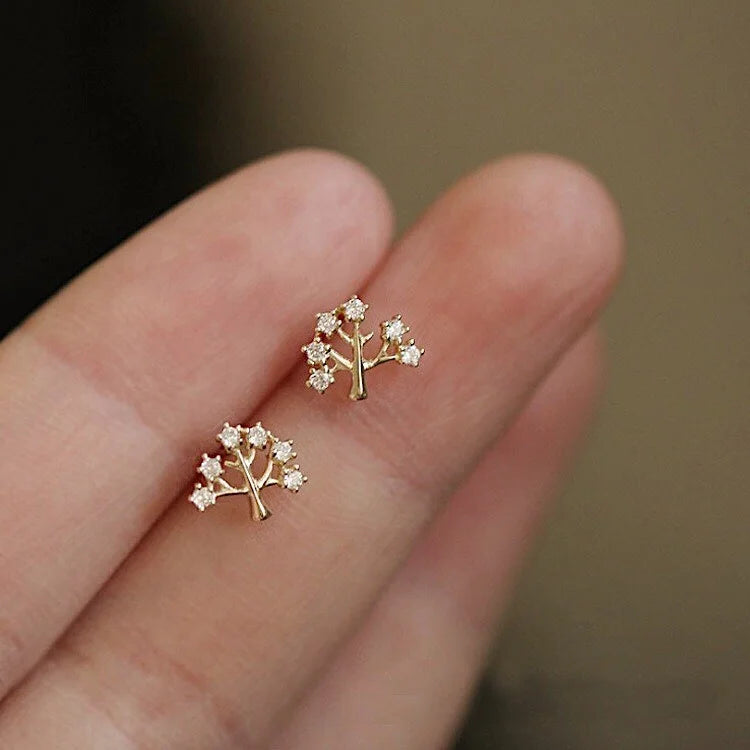 Dainty Tree Earrings