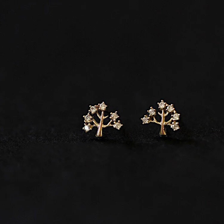 Dainty Tree Earrings