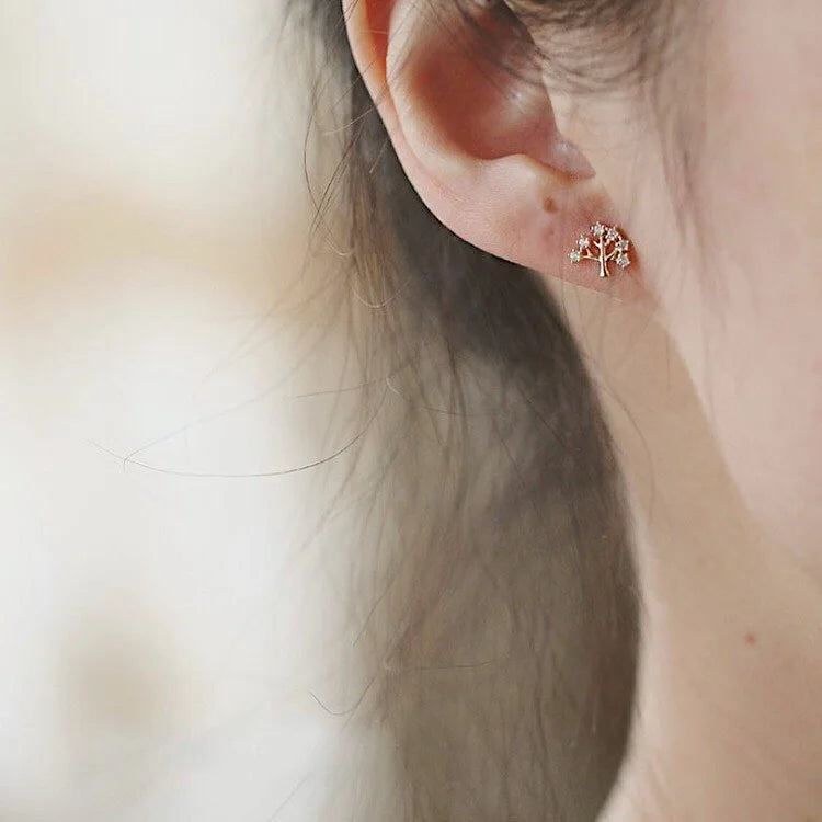 Dainty Tree Earrings