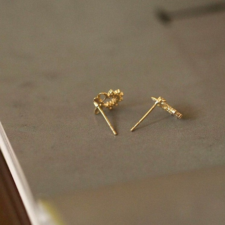 Crystal bow Earrings