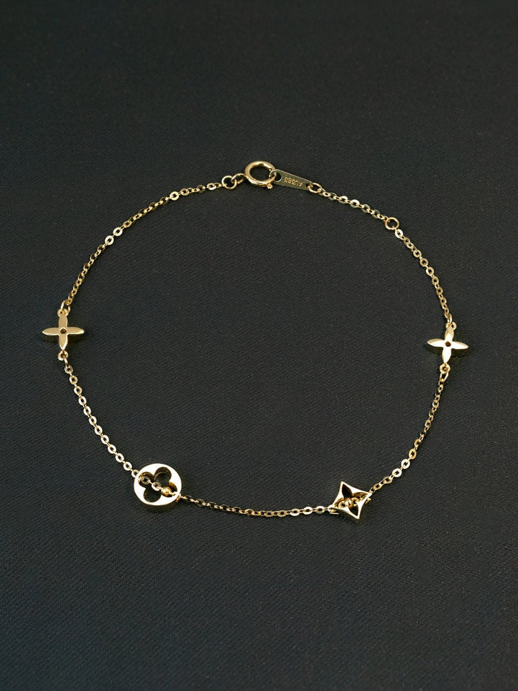 Monogram Station Bracelet