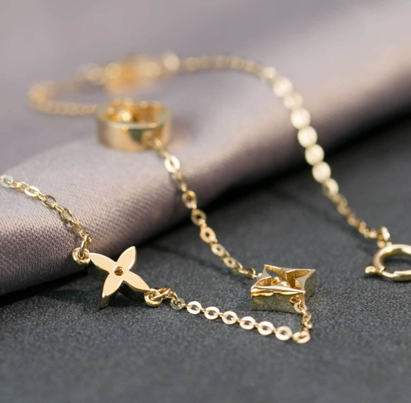 Monogram Station Bracelet