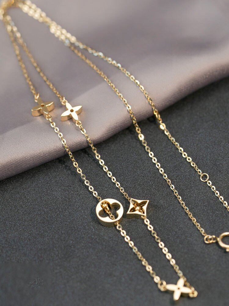 Monogram Station Bracelet