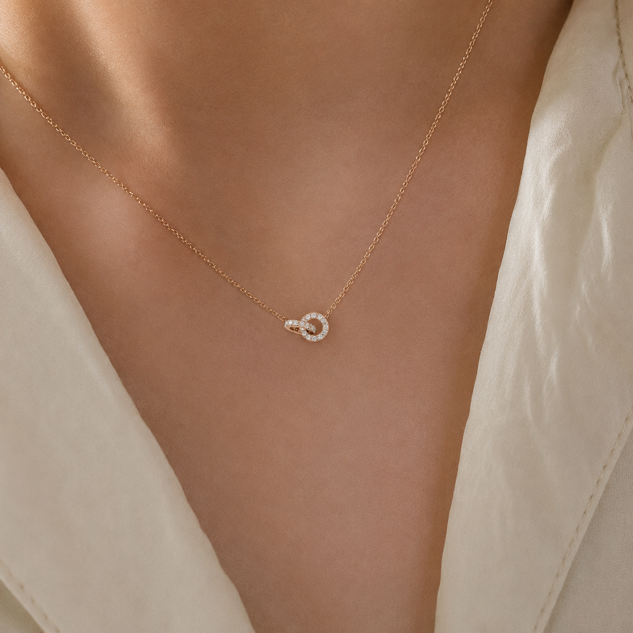Mini Rings Hooked necklace