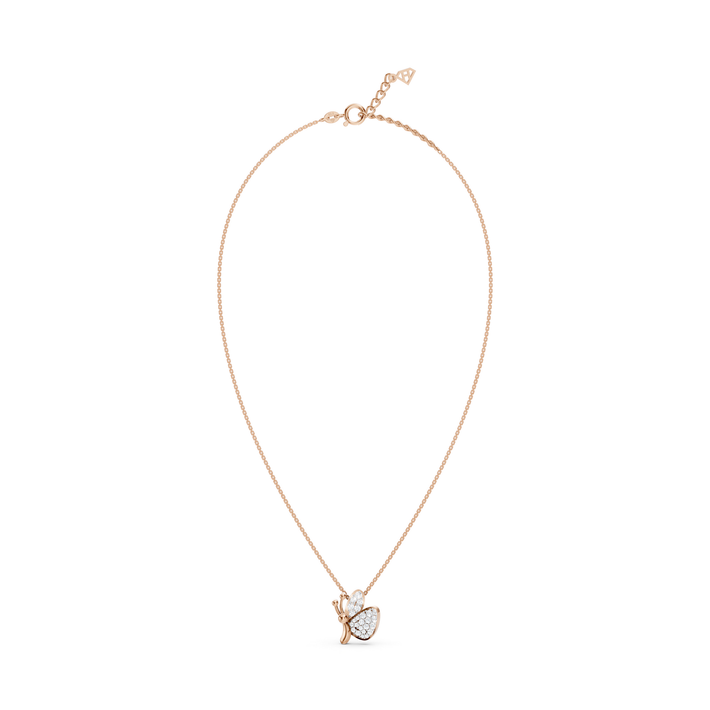 Collier papillon mignon et délicat