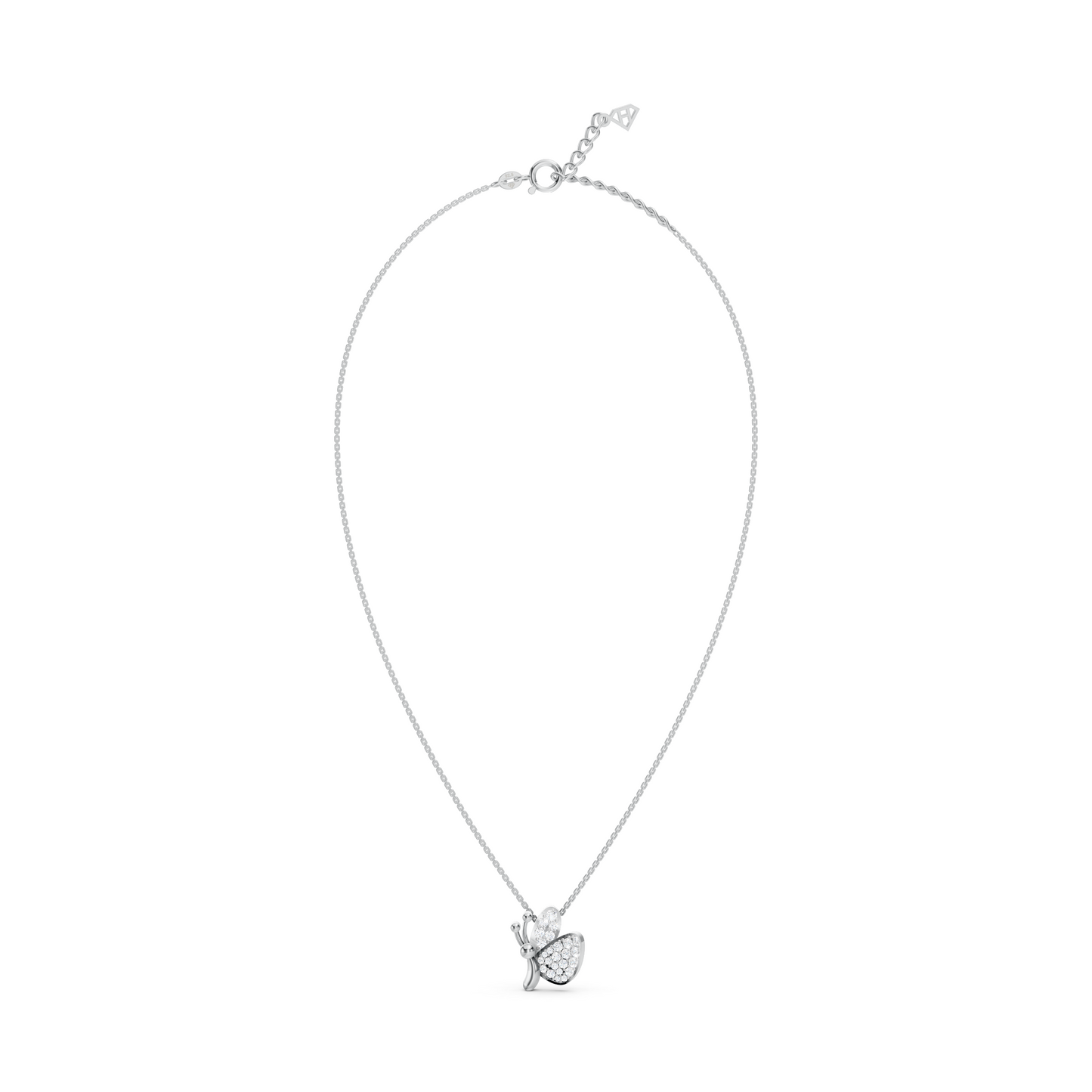 Collier papillon mignon et délicat