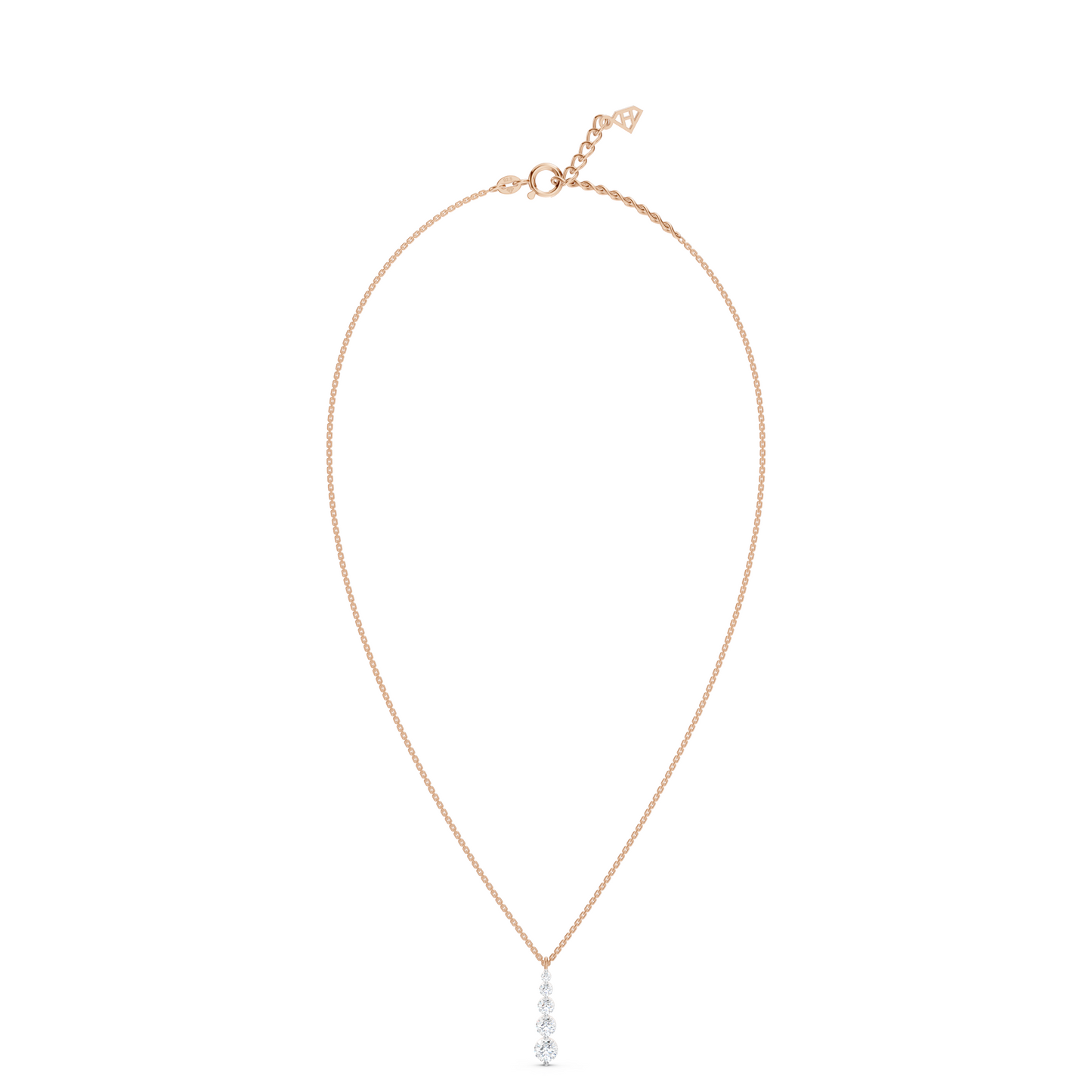 Collier 5 diamants