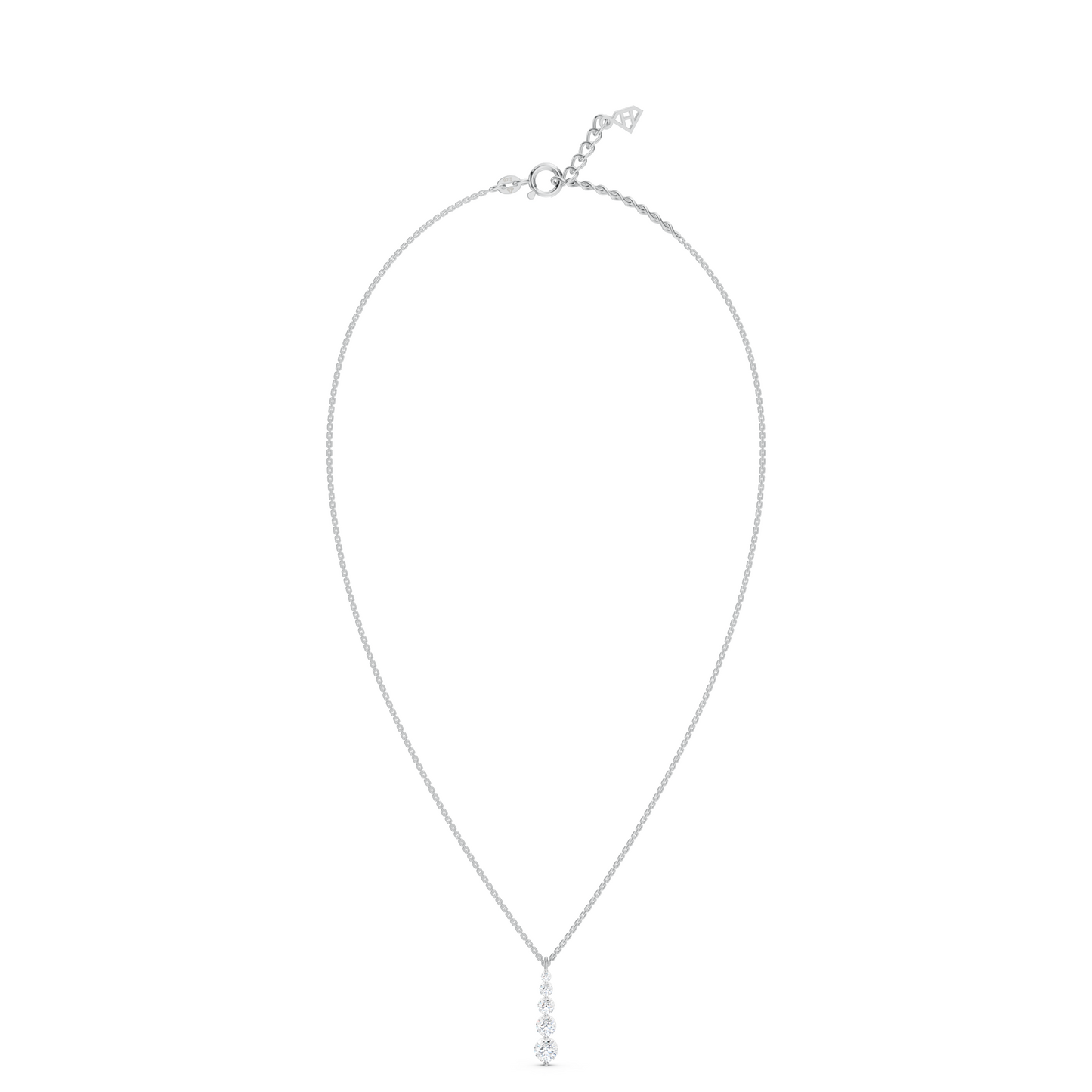 Collier 5 diamants