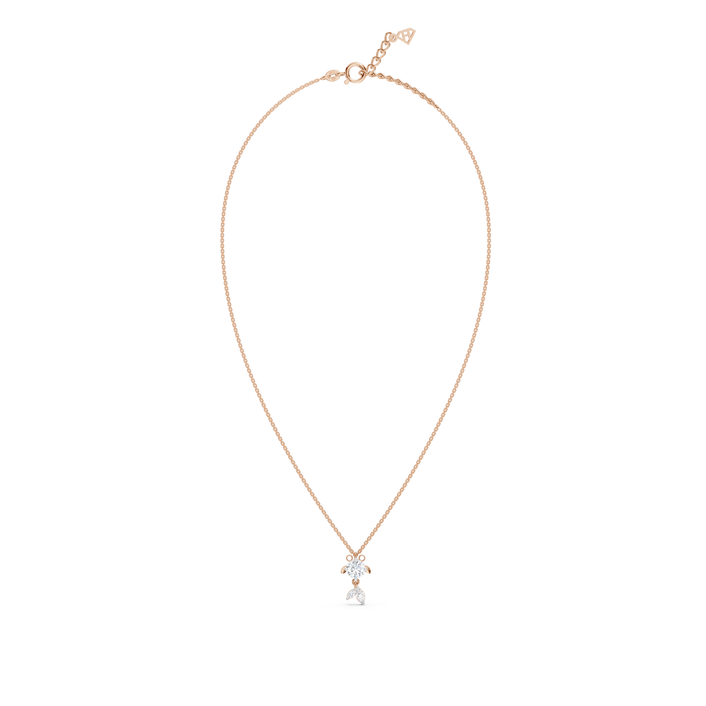 Solitaire Fish Necklace