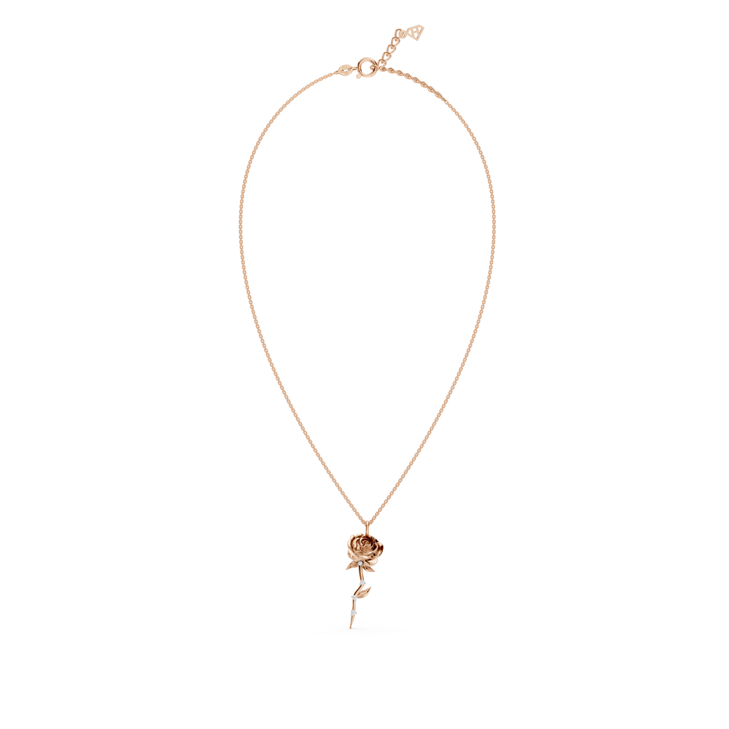 Rose Diamond Necklace