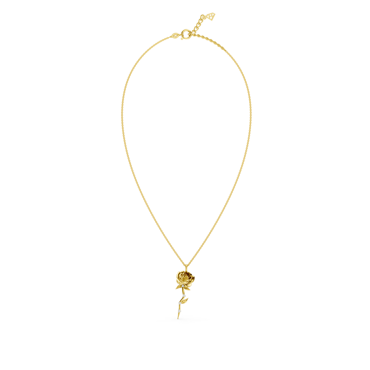 Rose Diamond Necklace