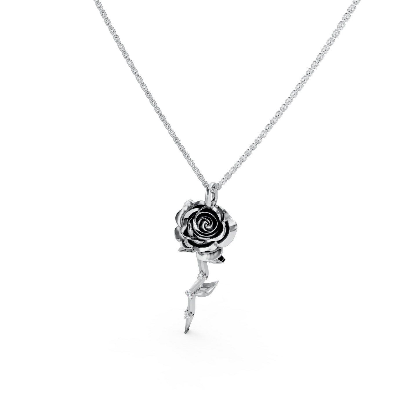 Rose Diamond Necklace