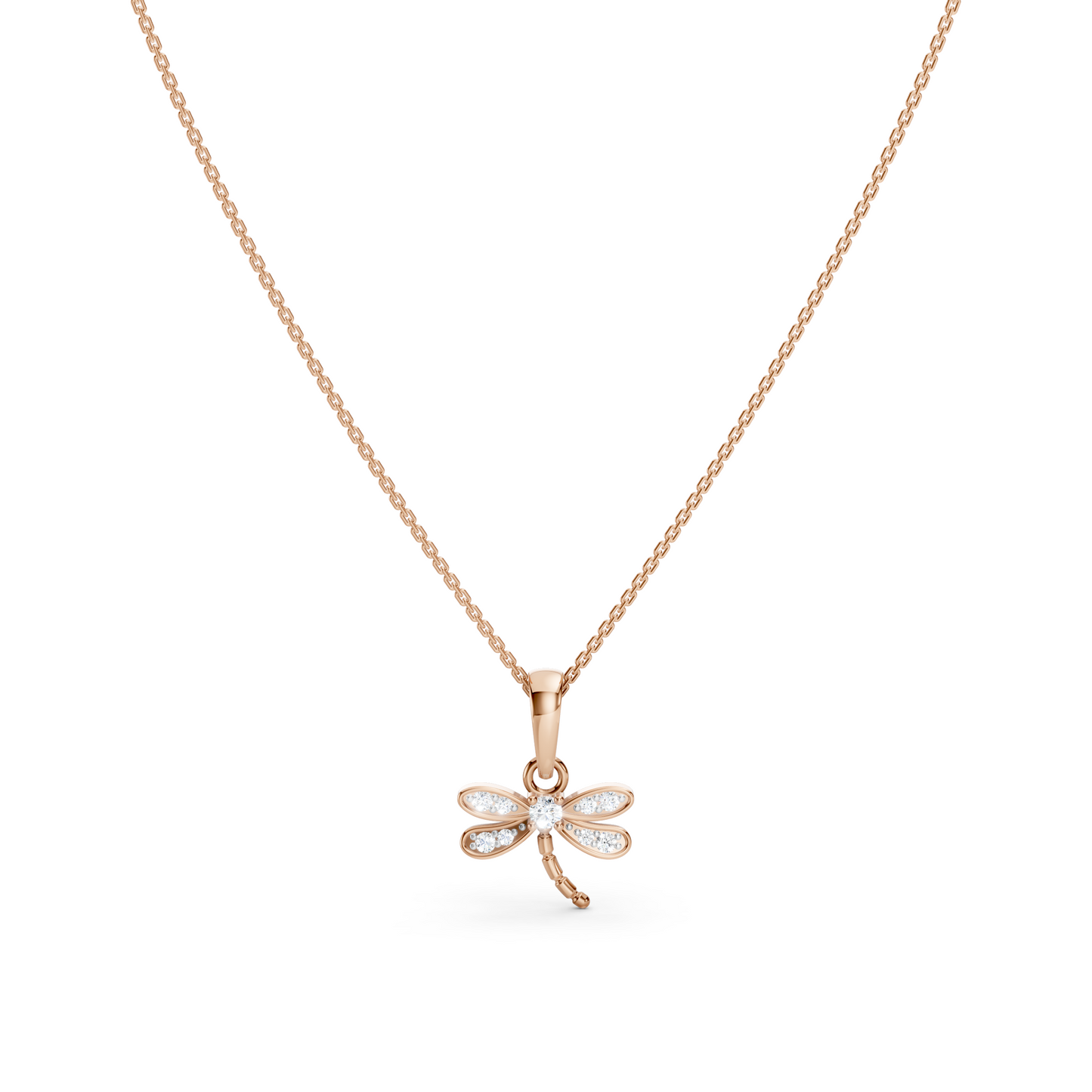 Dainty Dragonfly necklace