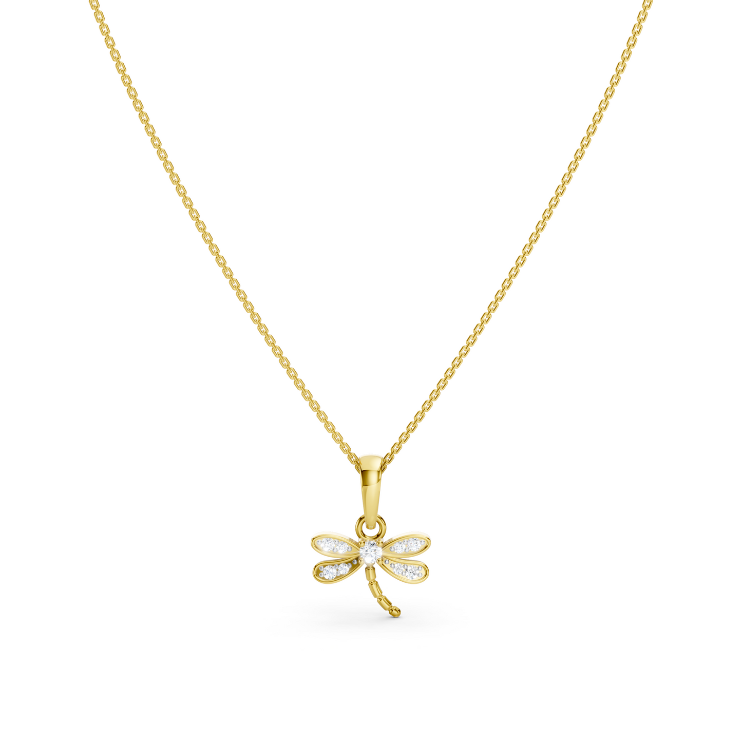 Dainty Dragonfly necklace