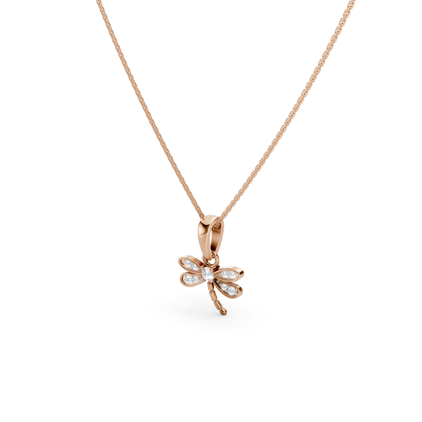 Dainty Dragonfly necklace