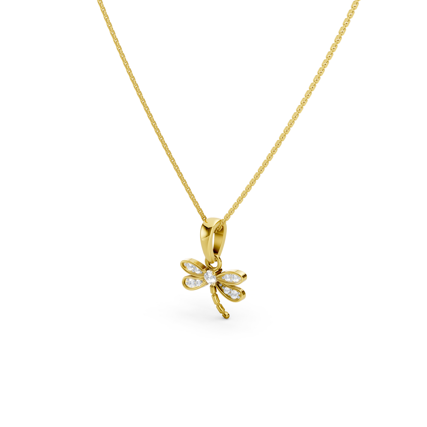 Dainty Dragonfly necklace