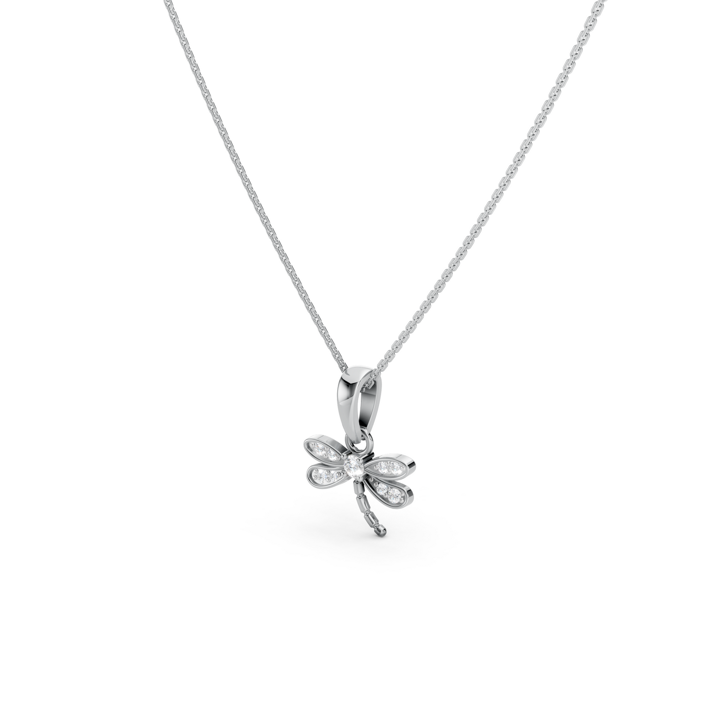 Dainty Dragonfly necklace