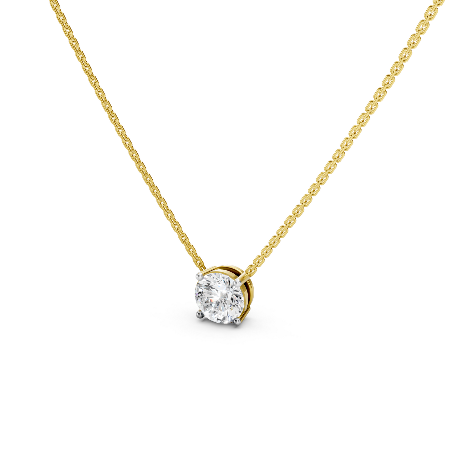 Dainty Solitaire Necklace