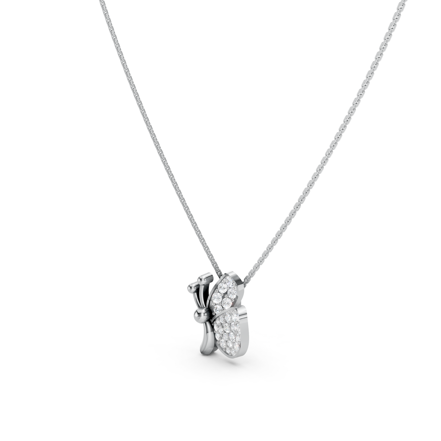 Collier papillon mignon et délicat