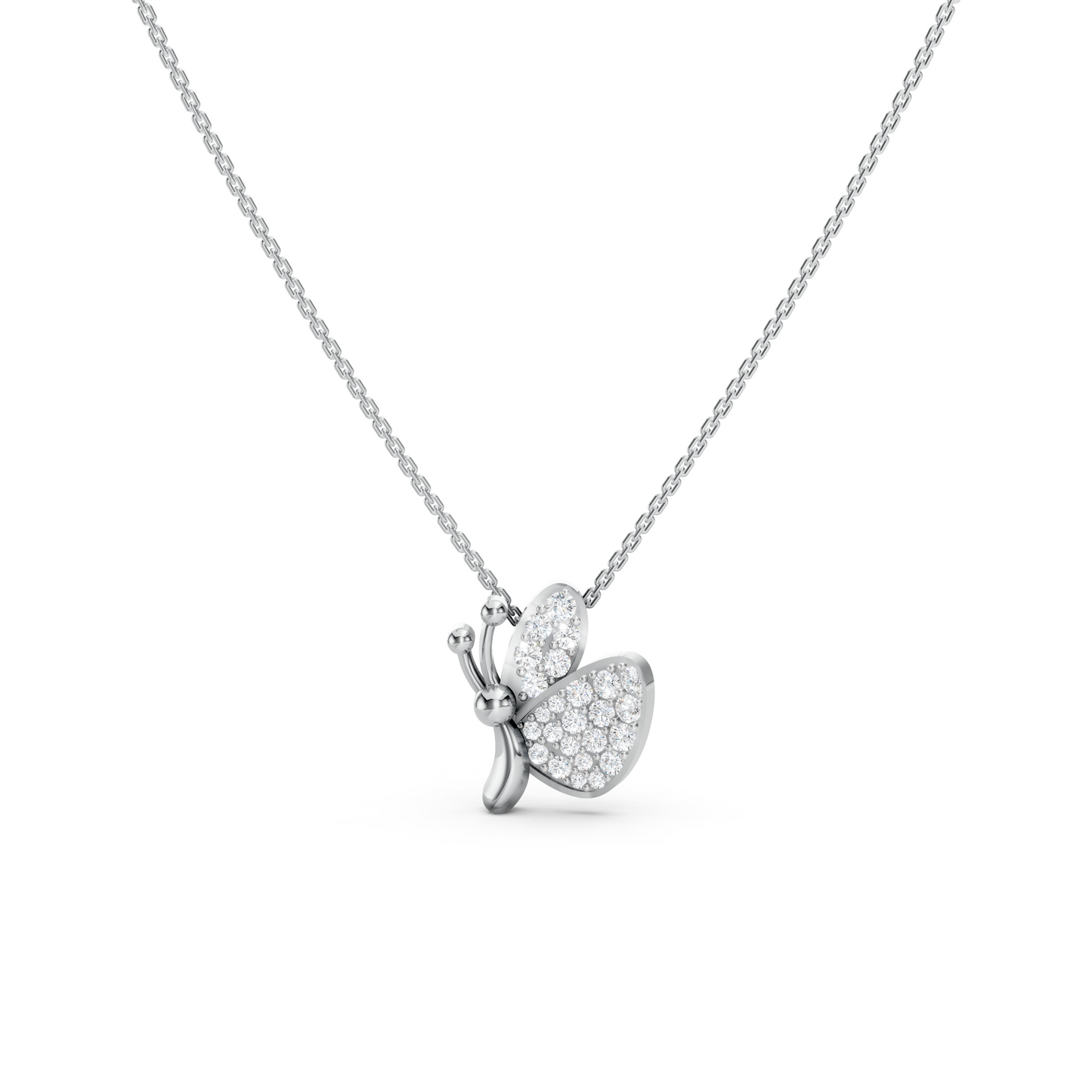 Collier papillon mignon et délicat