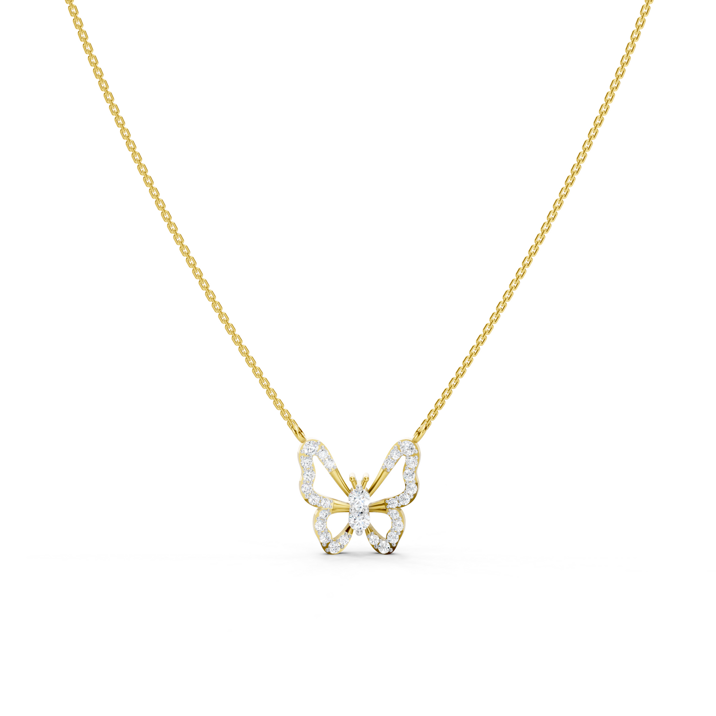 Dainty Butterfly Necklace