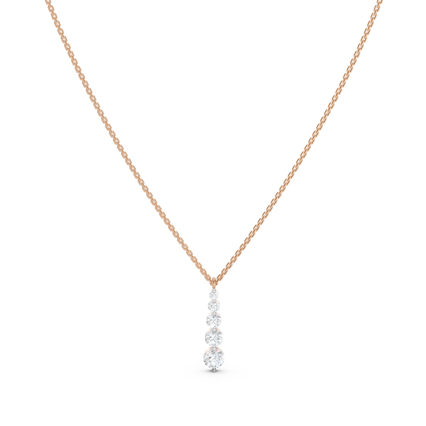 Collier 5 diamants