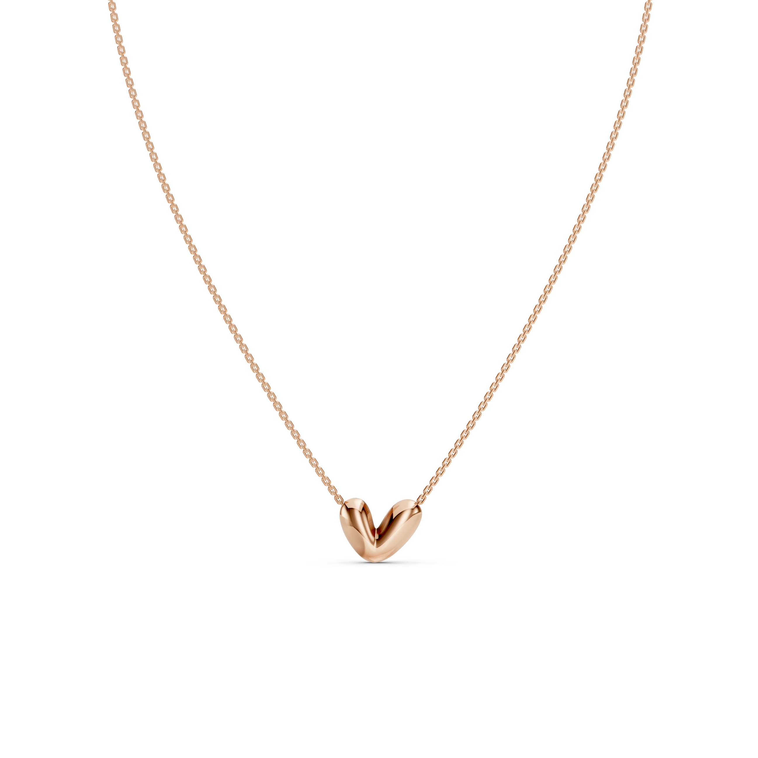 Collier Coeur en Noix de Cajou