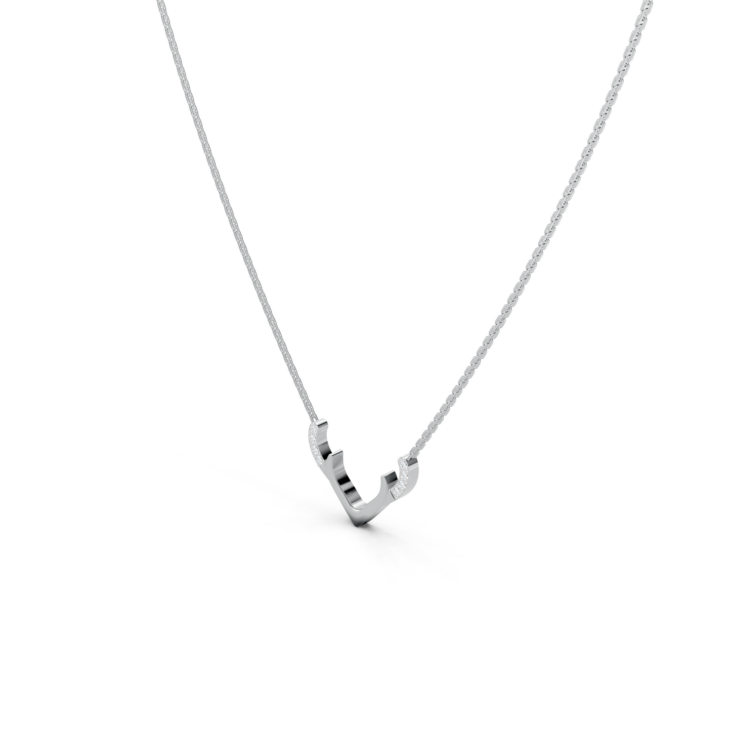 Diamond Antler Necklace