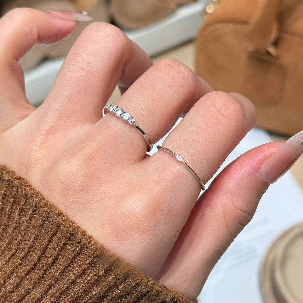 Solitaire Marquise Ring