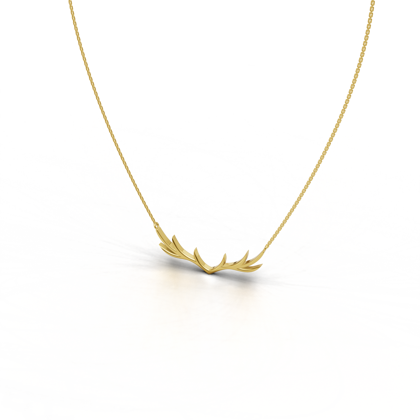 Solid Antler Necklace
