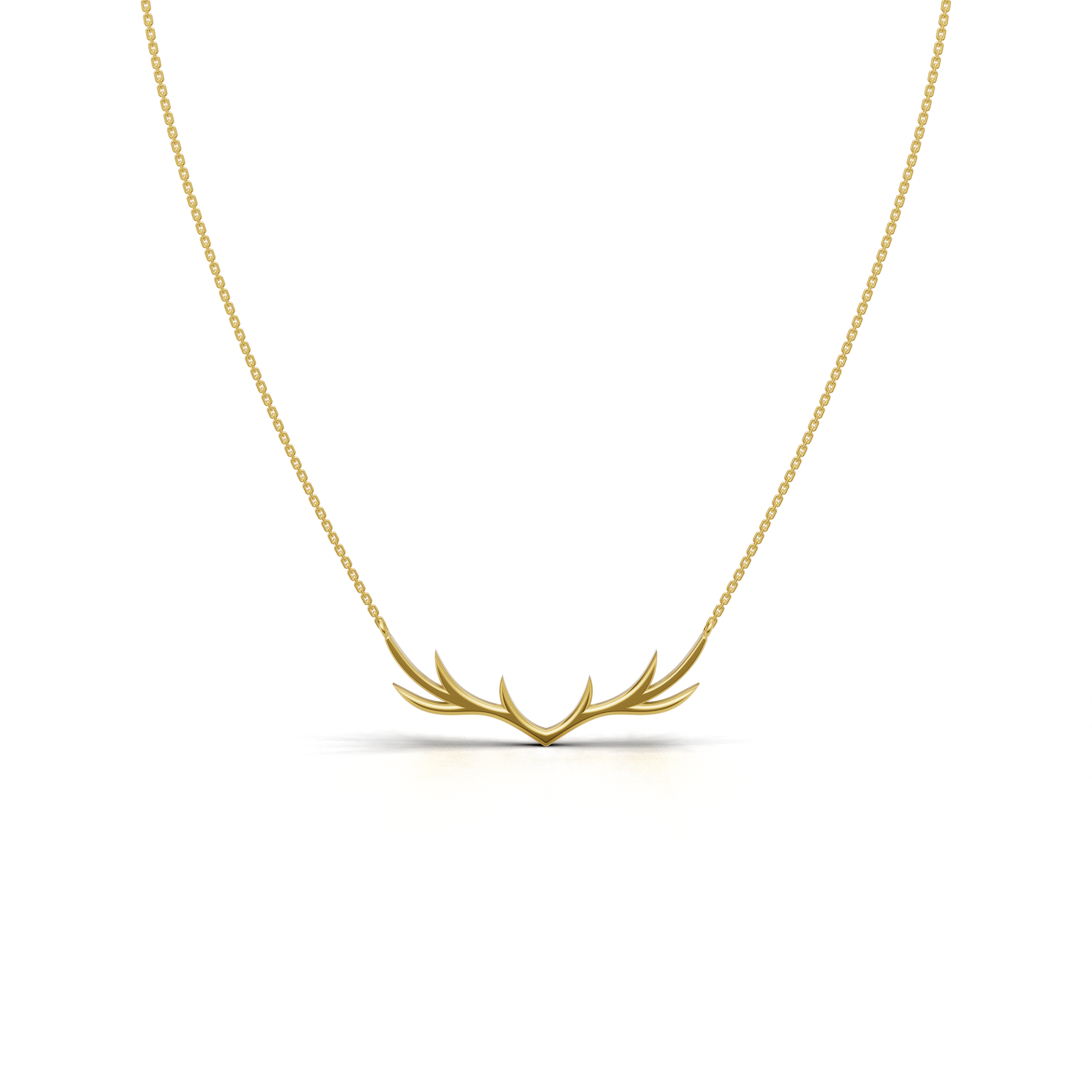 Solid Antler Necklace