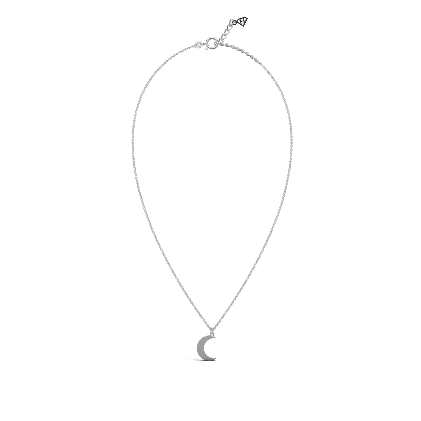 Collier Demi-Lune Solide