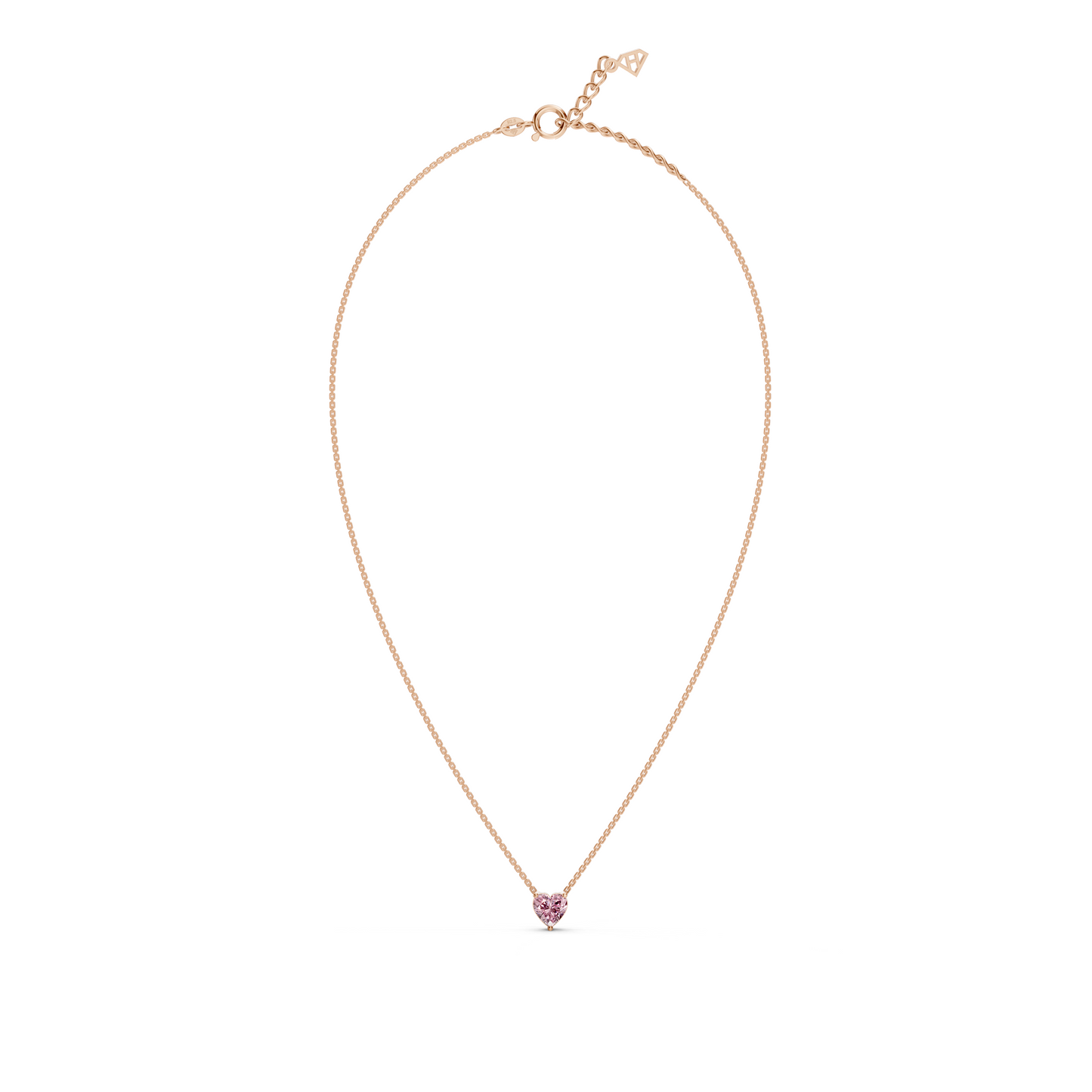 Pink Heart Necklace