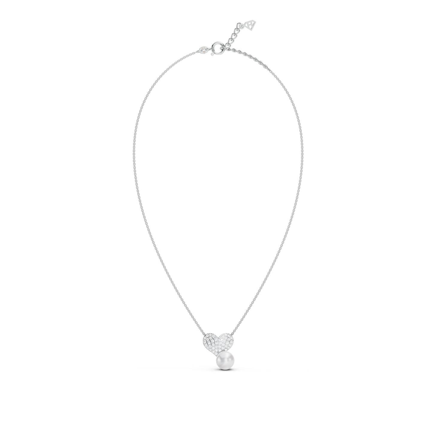 Pearl Heart Necklace