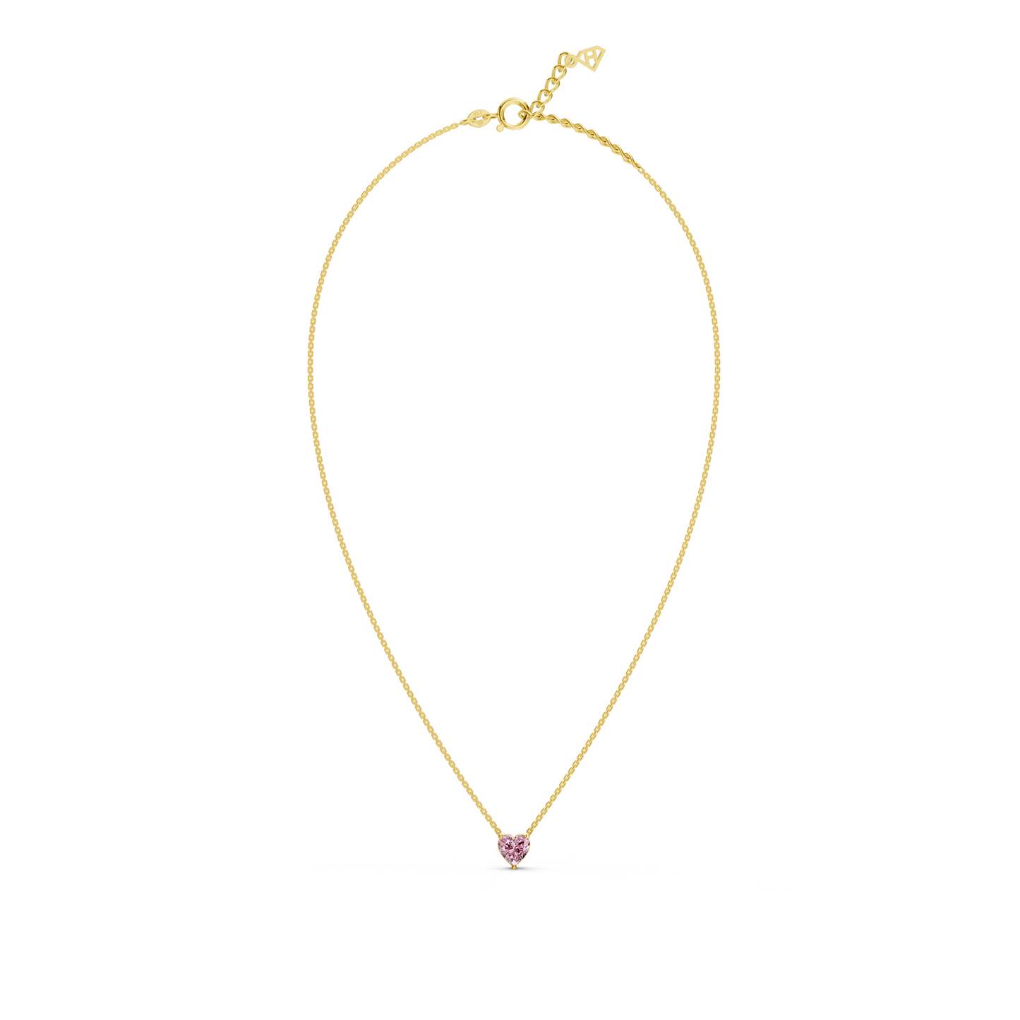 Pink Heart Necklace