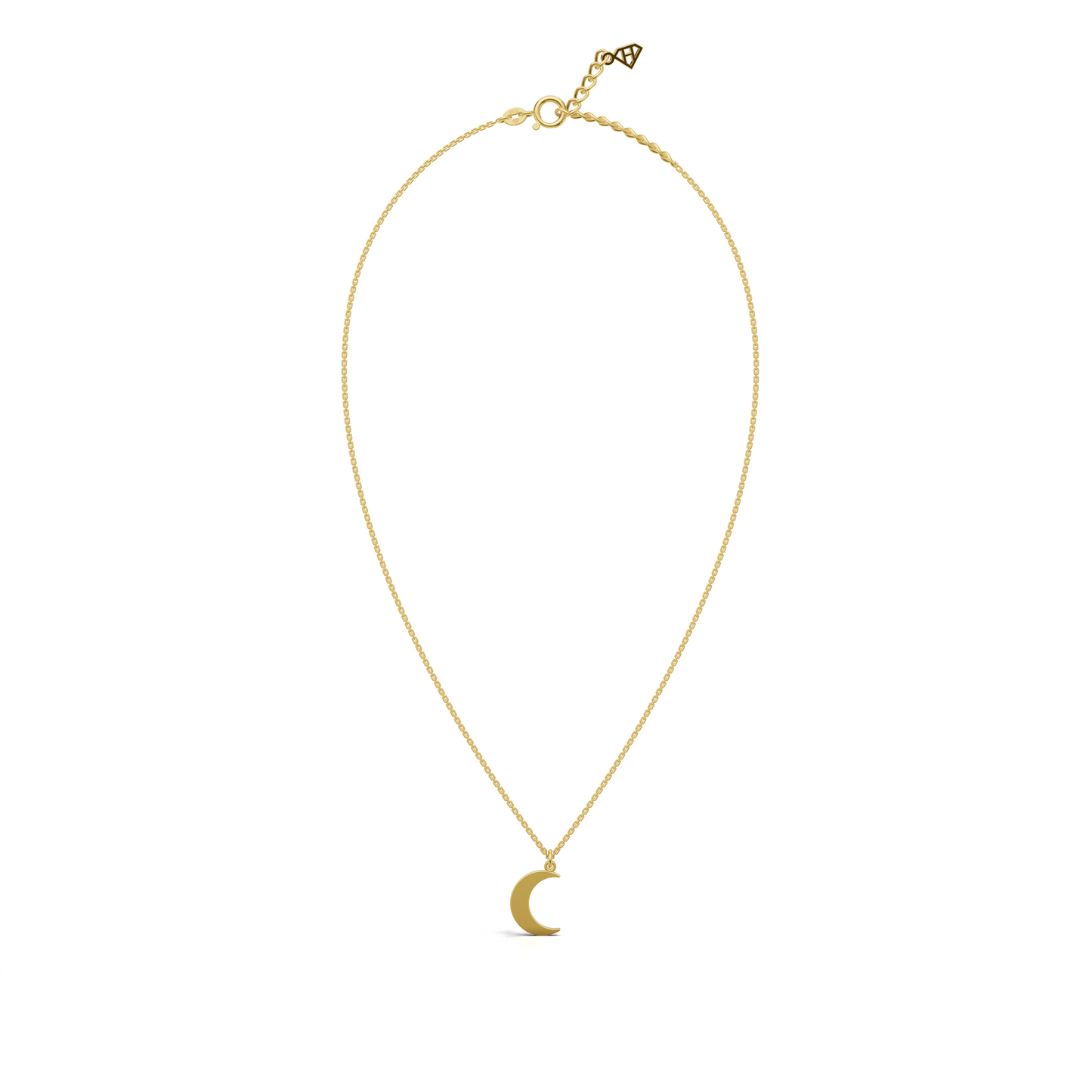 Collier Demi-Lune Solide