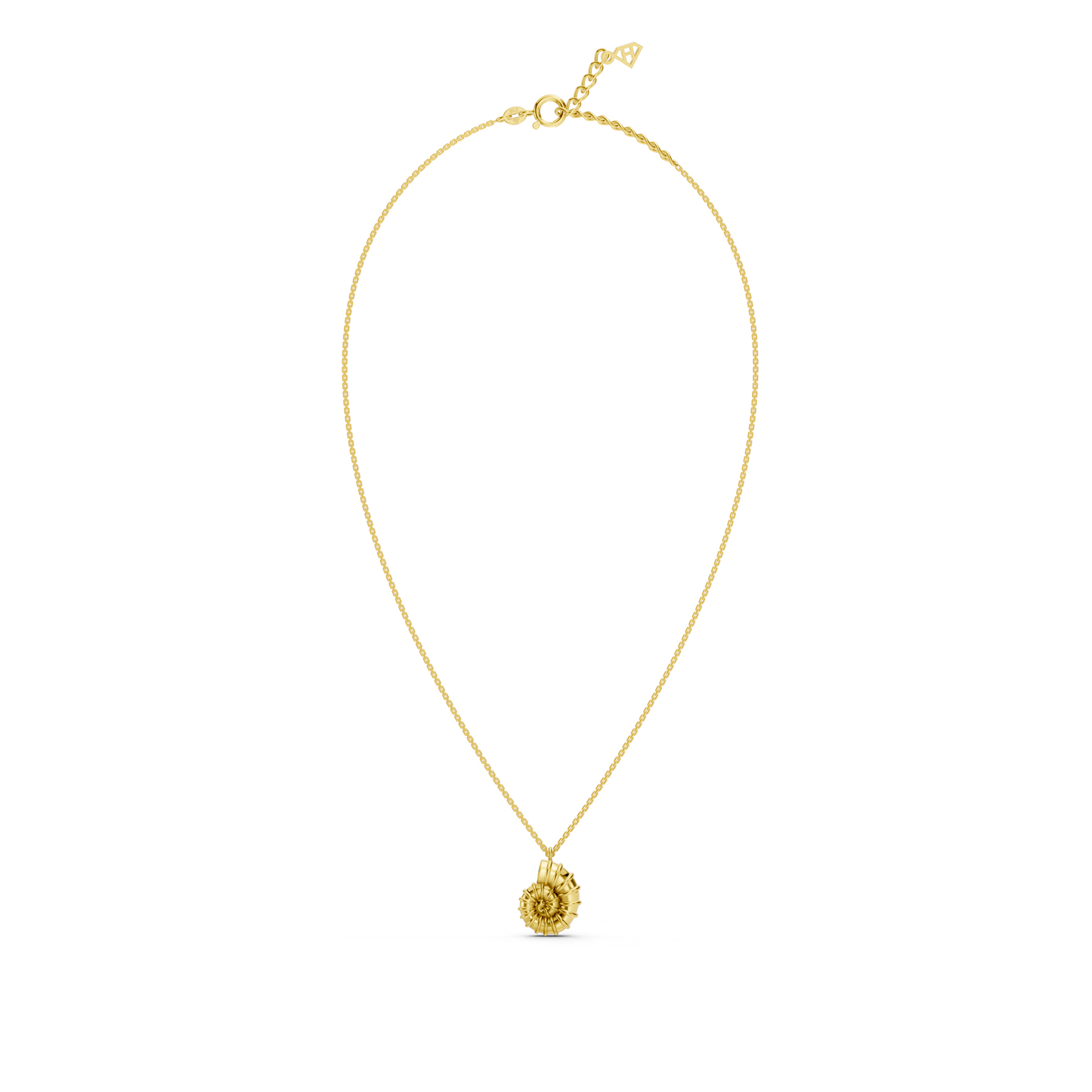 Pendentif coquillage en spirale