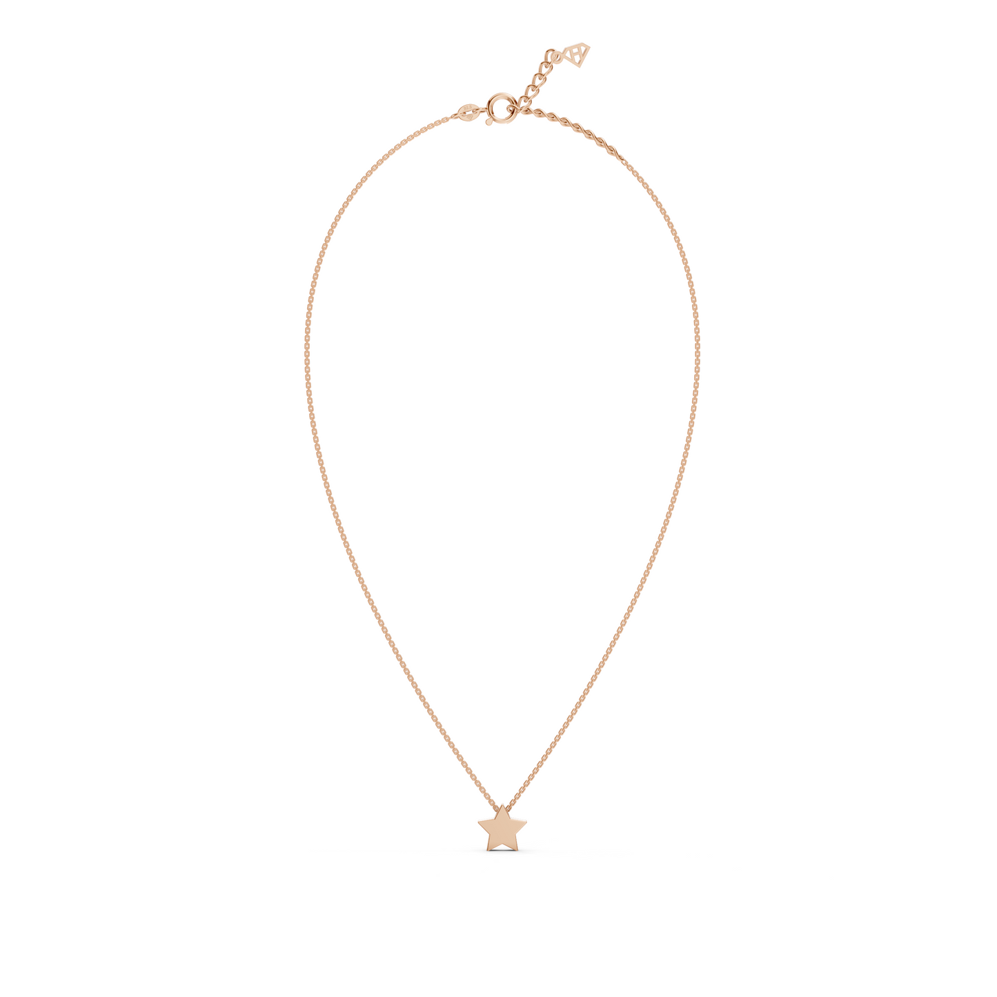 Solid Star Necklace