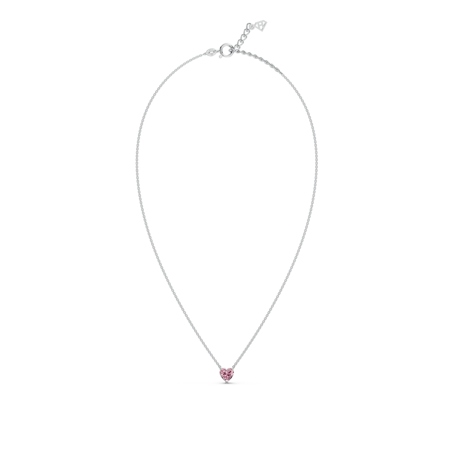 Pink Heart Necklace