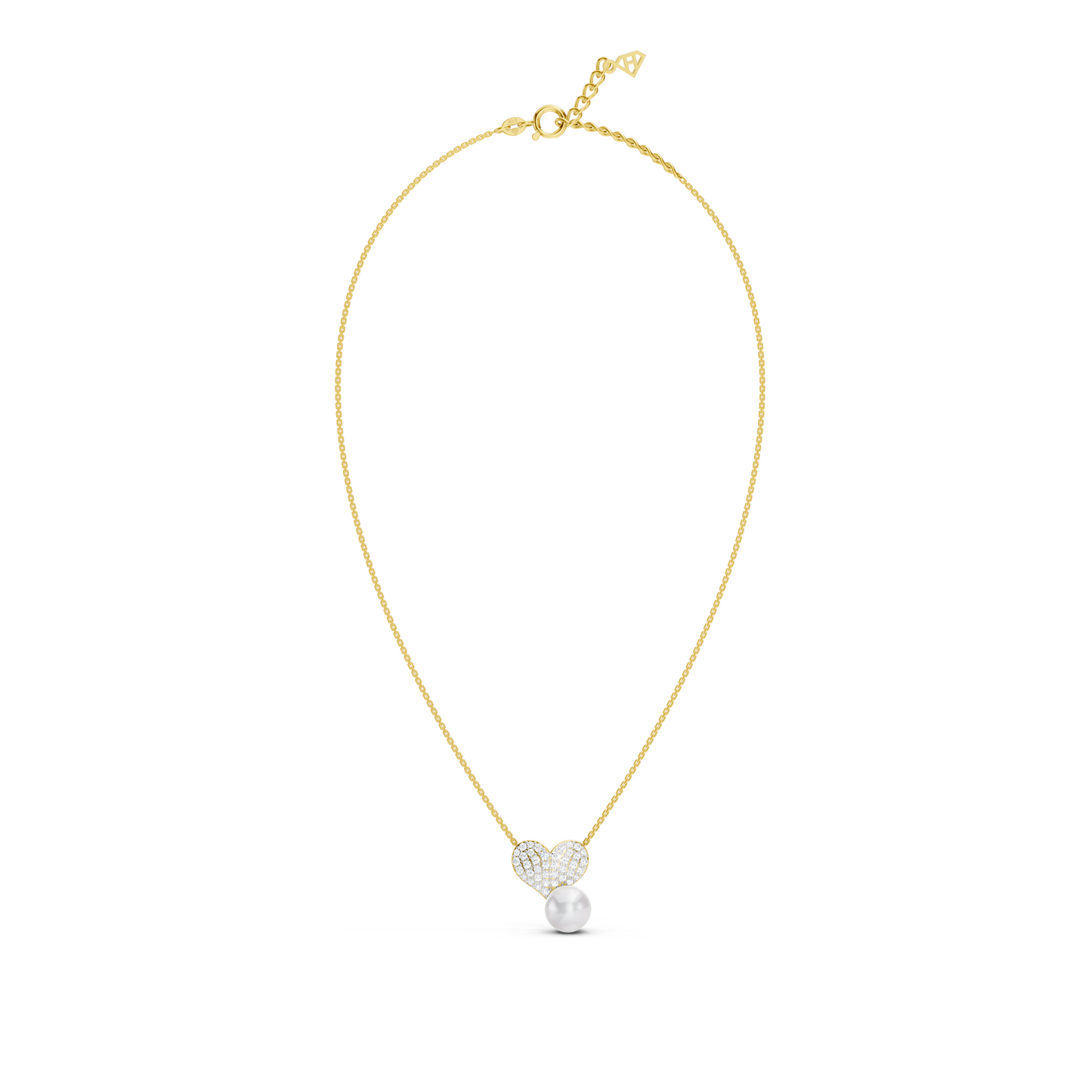 Pearl Heart Necklace